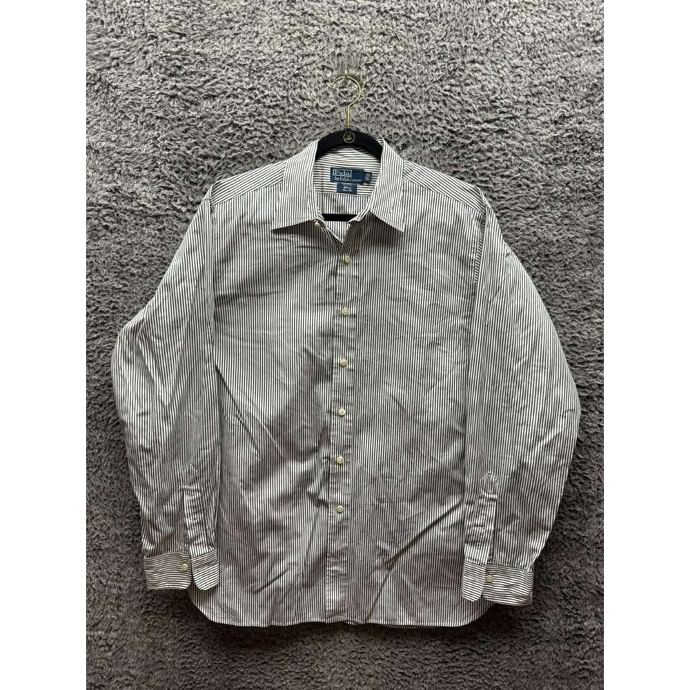 Polo Ralph Lauren Andrew Classic Fit Button-Up Long Sleeve Shirt Men Size 17 -36